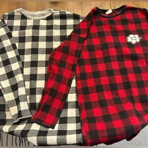 Zara Girls Plaid Kids Shirt - Red and Black